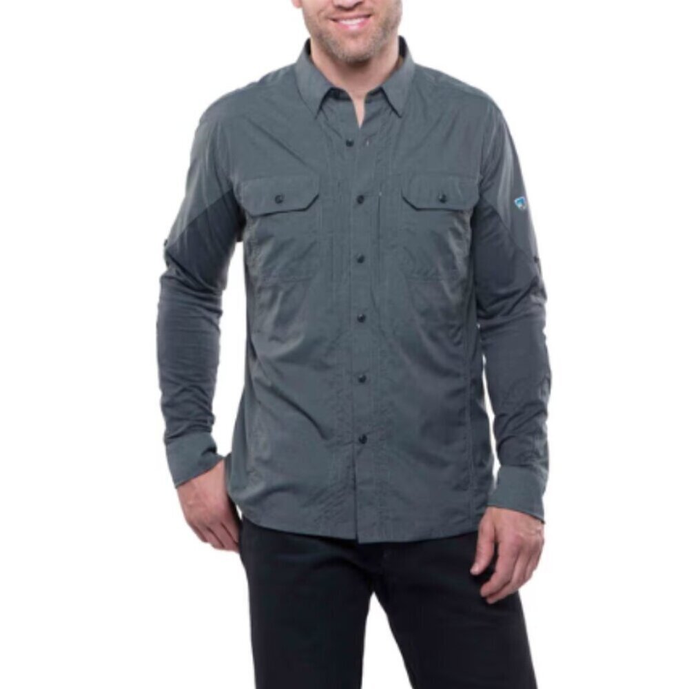 Kuhl Mens Small Airspeed UV Protection Long Sleeve Shirt